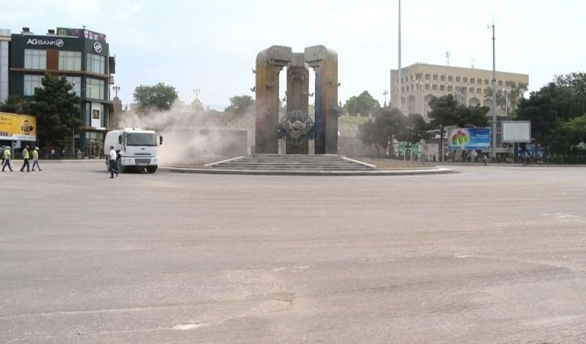 Qara Qarayev prospektinin daha bir hissəsi təmir edilib