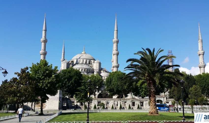 Göy məscid: İslam və dünya memarlığının dahiyəni obrazı - FOTOLAR Göy məscid: İslam və dünya memarlığının dahiyəni obrazı - FOTOLAR