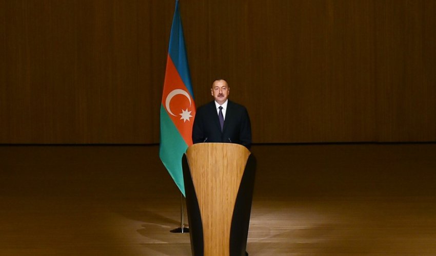 İlham Əliyev Yay Olimpiya Oyunlarında iştirak edəcək idmançıların yolasalma mərasimində