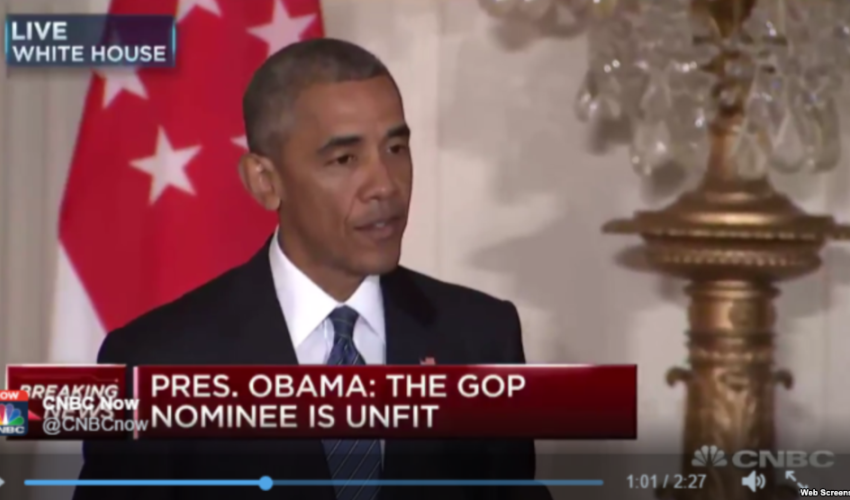 Obama “Trump prezidentliyə yararlı deyil” dedi