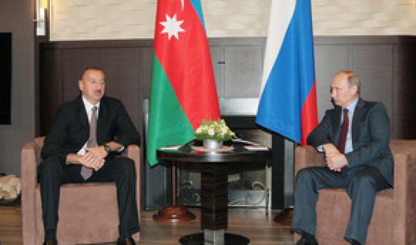 İlham Əliyevlə Vladimir Putin arasında görüş olub