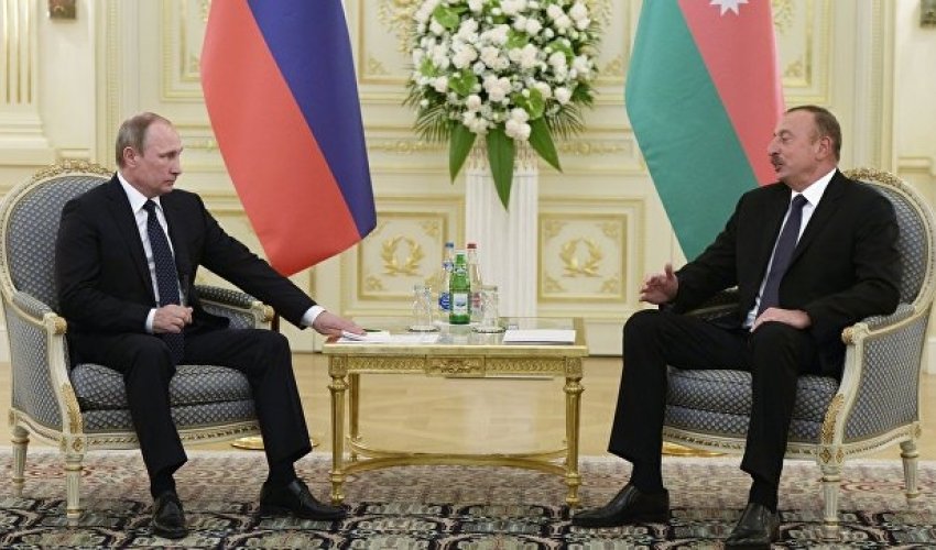 İlham Əliyev Qarabağ nizamlanmasında fəallığına görə Putinə təşəkkür edib