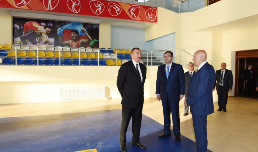 President Aliyev views Olympic Sport Complex in Ismayilli after major overhaul