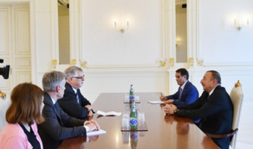 İlham Əliyev Avropa İttifaqının Cənubi Qafqaz üzrə xüsusi nümayəndəsini qəbul edib