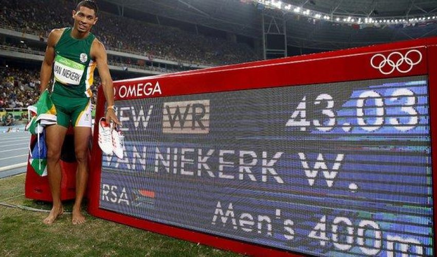 Wayde van Niekerk breaks world record to win Olympic gold