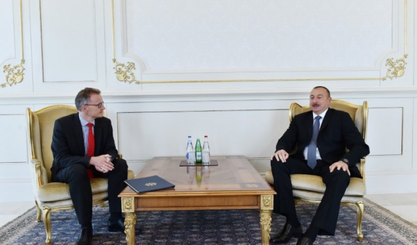 Azərbaycan prezidenti Almaniyanın yeni səfirinin etimadnaməsini qəbul etdi