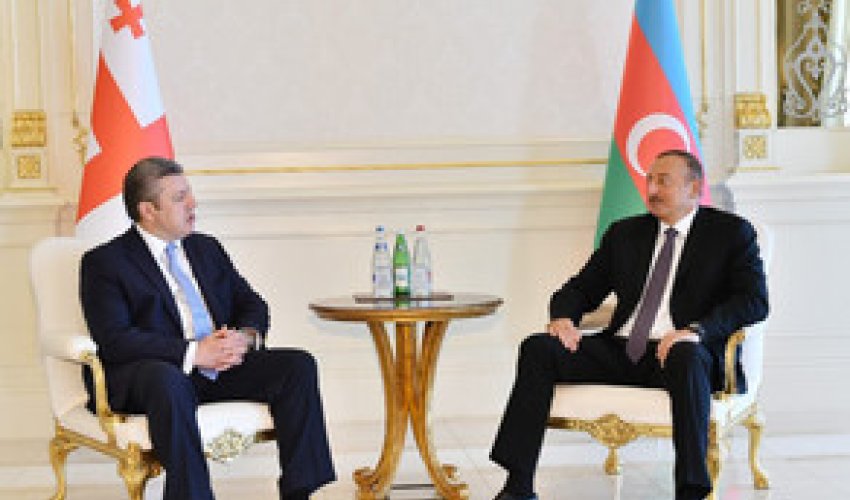 Azərbaycan Prezidenti Gürcüstanın baş nazirini qəbul edib 