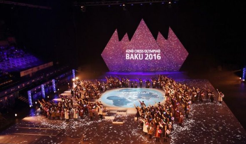 İlham Əliyev Şahmat Olimpiadasının açılışında  - YENİLƏNİB + FOTO