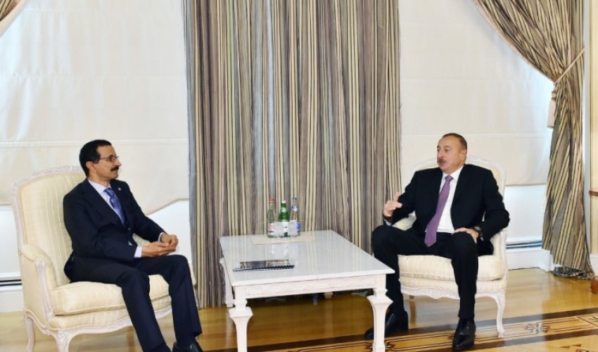 İlham Əliyev “DP World” şirkətlər qrupunun sədrini qəbul edib