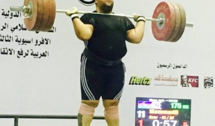 Azerbaijani athlete wins silver at Islamic Solidarity Weightlifting Championship