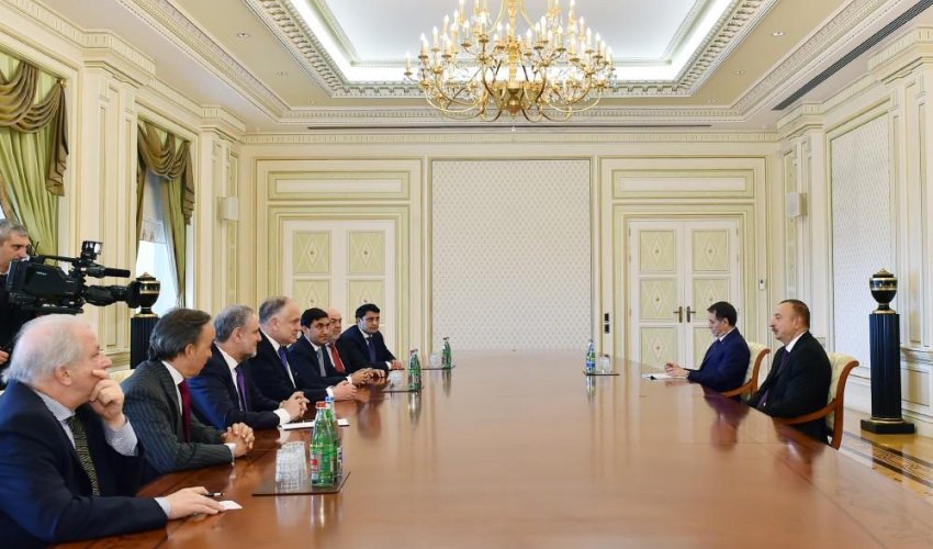 Prezident Ümumdünya Yəhudi Konqresinin nümayəndə heyətini qəbul edib