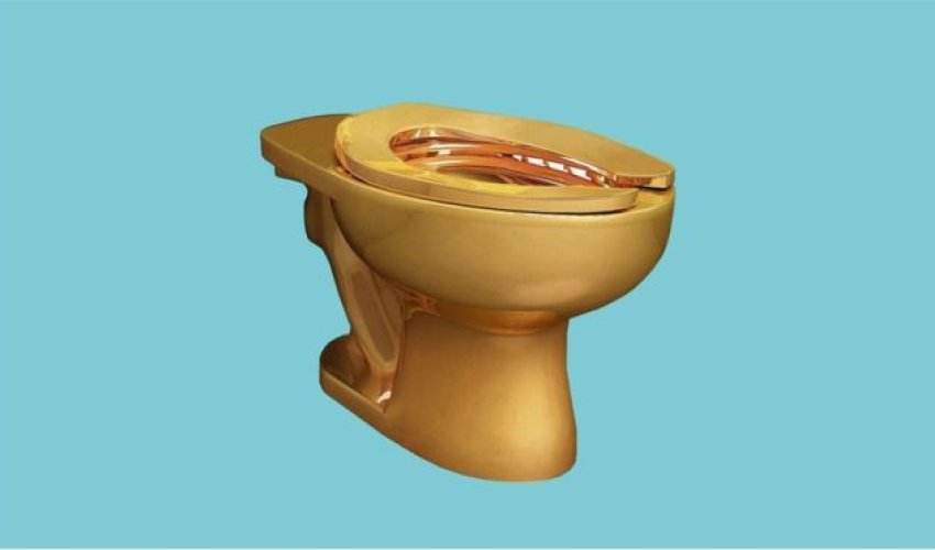 Guggenheim Museum's 18-carat gold toilet to open to public