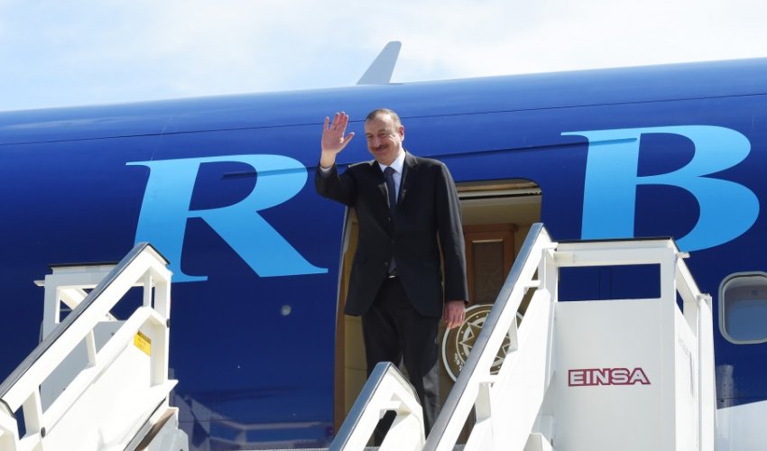 Prezident İlham Əliyevin Qırğız Respublikasına səfəri başa çatıb