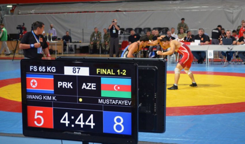 Sərbəst güləşçimiz dünya çempionatında qızıl medal qazandı Sərbəst güləşçimiz dünya çempionatında qızıl medal qazandı