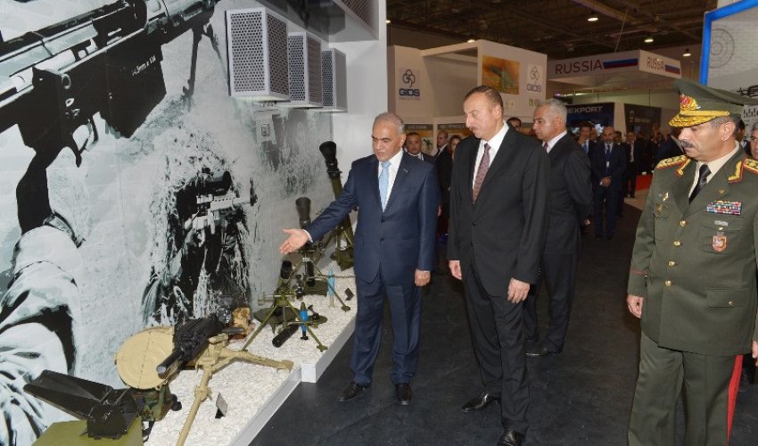 İlham Əliyev “ADEX-2016” sərgisində