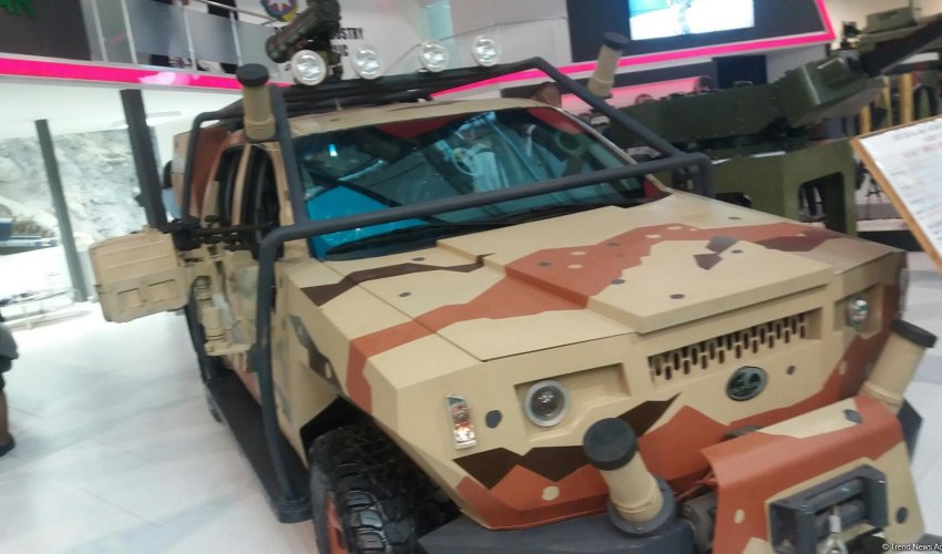 Azerbaijan showcases new armored fighting vehicle