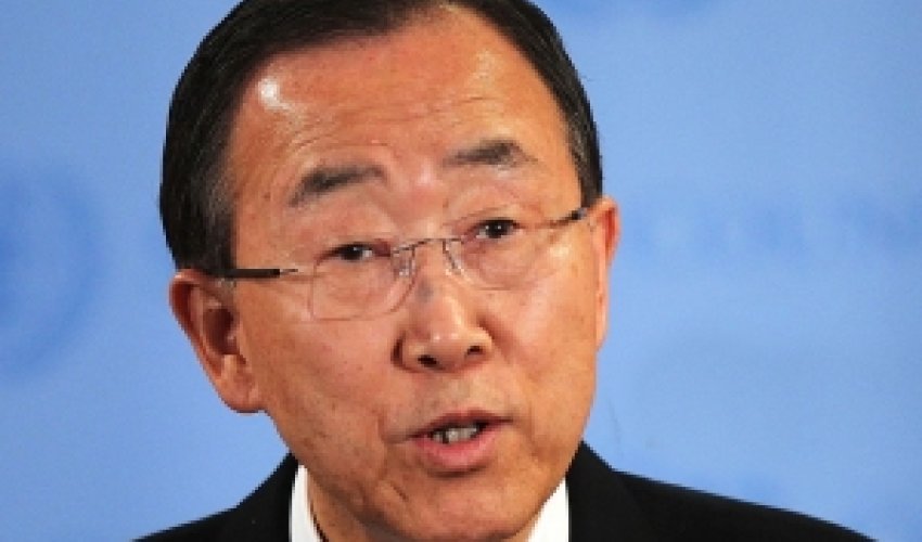 Pan Gi Mun V Bakı Beynəlxalq Humanitar Forumuna müraciət göndərib