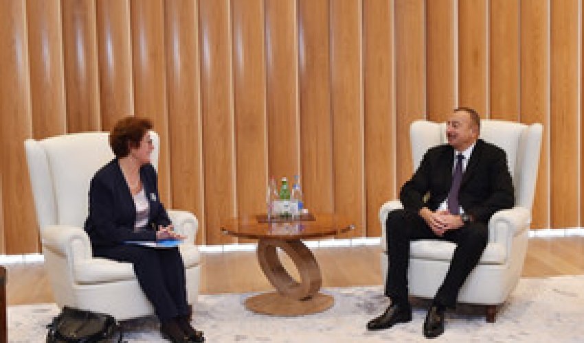 İlham Əliyev BMT baş katibinin müşavirini qəbul etdi