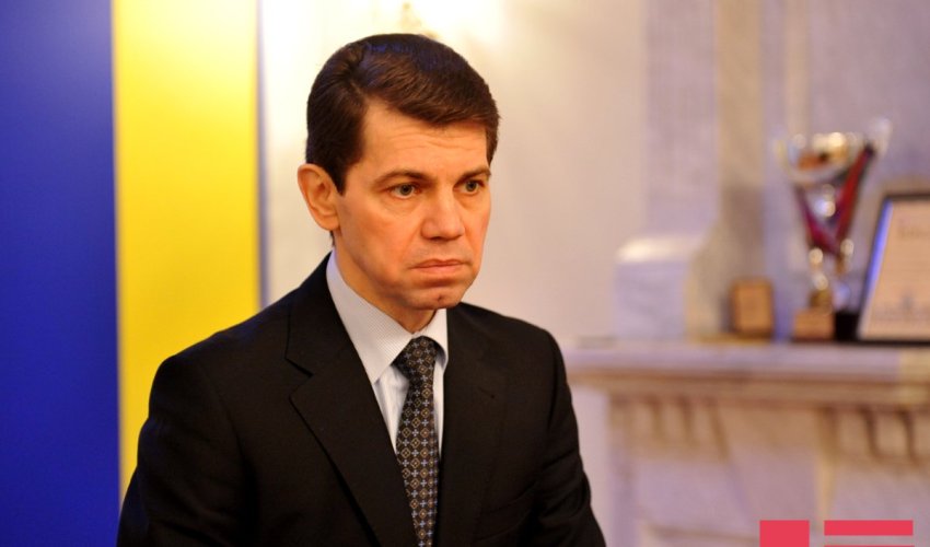 Ukrayna səfiri Azərbaycan dilində çıxış etdi