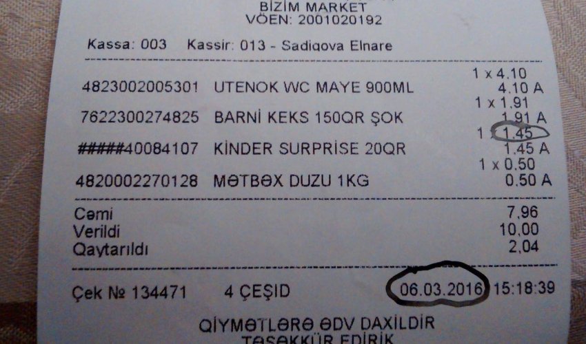 Bu məhsulların qiyməti artıb - SİYAHI - FOTOLAR Bu məhsulların qiyməti artıb - SİYAHI - FOTOLAR