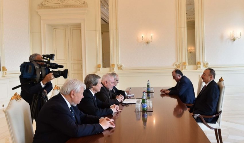 Ilham Aliyev received OSCE Minsk Group co-chairs Ilham Aliyev received OSCE Minsk Group co-chairs