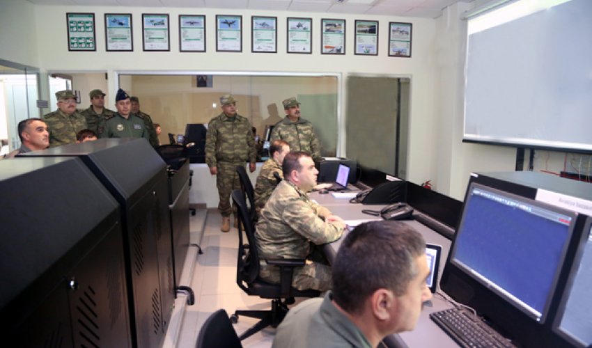 Hərbi Hava Qüvvələrinin yeni Birləşmiş Komanda Məntəqəsi istifadəyə verilib - FOTOLAR