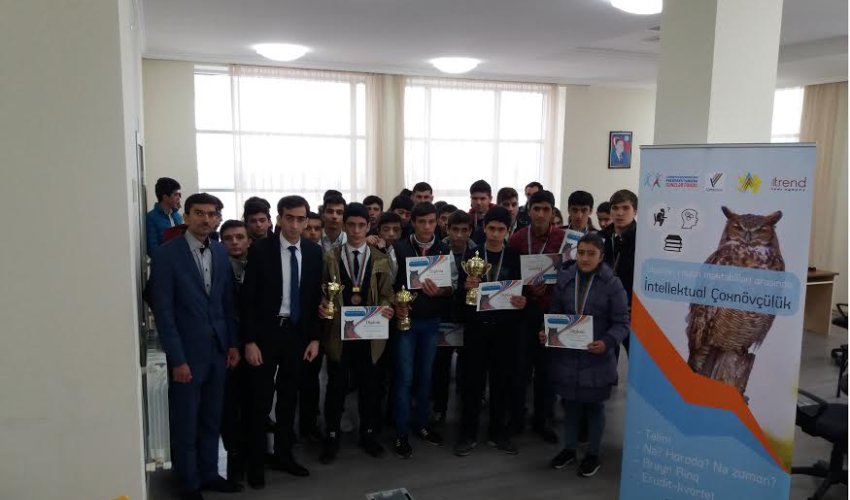 Məktəblilər arasında keçirilən intellekt yarışı başa çatdı