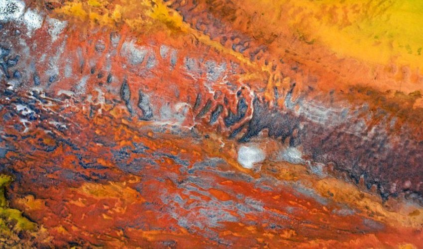 Australia's Lake Eyre from the sky