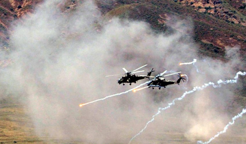 Azerbaijani army holds live-fire exercises Azerbaijani army holds live-fire exercises