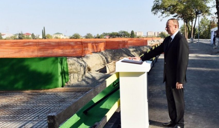 Ağdamda Muğam Mərkəzinin təməli qoyuldu