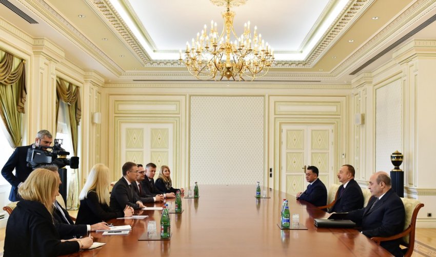 İlham Əliyev Serbiya daxili işlər nazirini qəbul edib - YENİLƏNİB