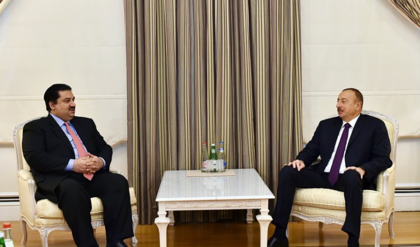 İlham Əliyev Pakistanın ticarət nazirini qəbul edib - YENİLƏNİB