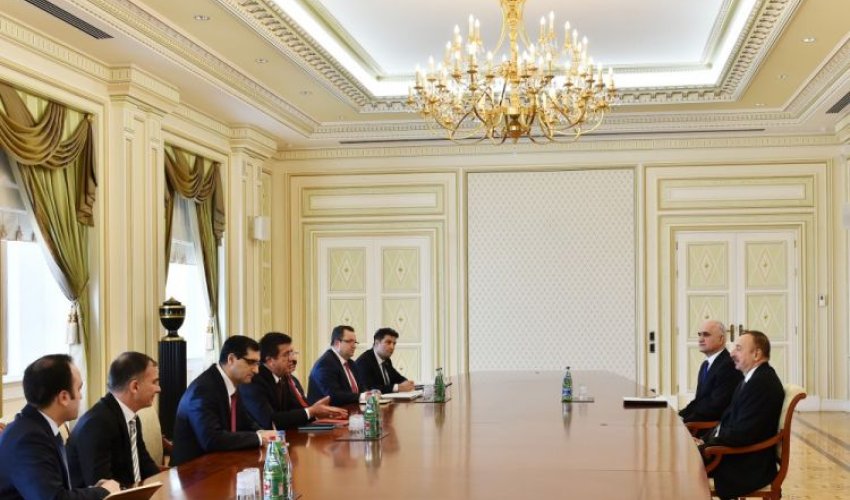 İlham Əliyev türkiyəli naziri qəbul edib - YENİLƏNİB