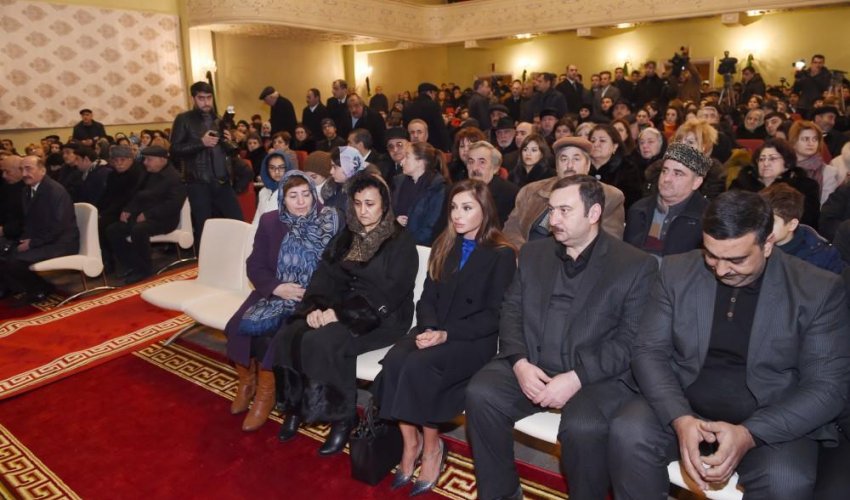 Mehriban Aliyeva attends farewell ceremony for prominent mugham singer