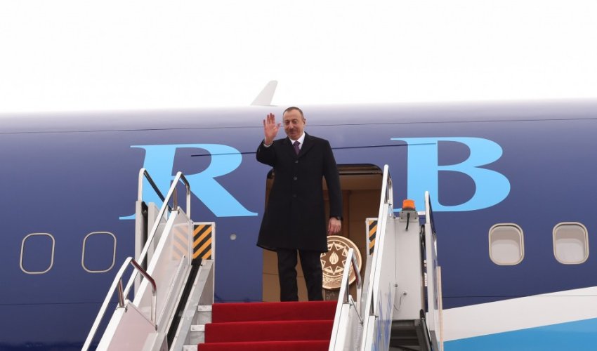 İlham Əliyevin Naxçıvana səfəri başa çatdı