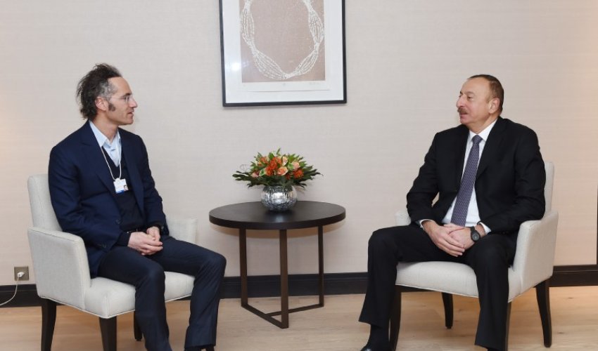 İlham Əliyev Aleks Karpla görüşdü