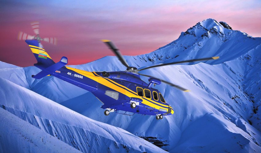 Silk Way Helicopter Services offers travelling by helicopter