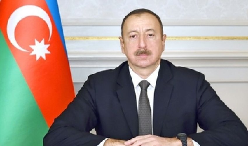 President Ilham Aliyev awards group of young people