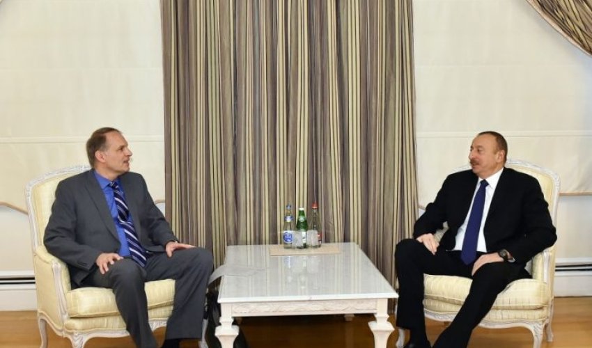 Azərbaycan prezidenti AŞPA məruzəçisini qəbul edib