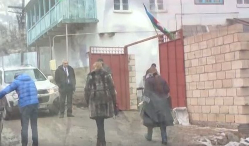 Şəhidin evindən görüntülər - VİDEO