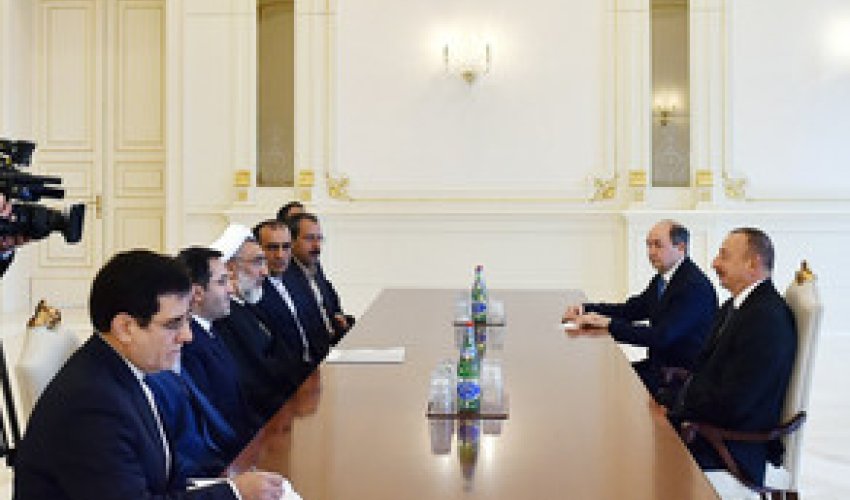 Prezident İlham Əliyev İranın ədliyyə nazirini qəbul edib