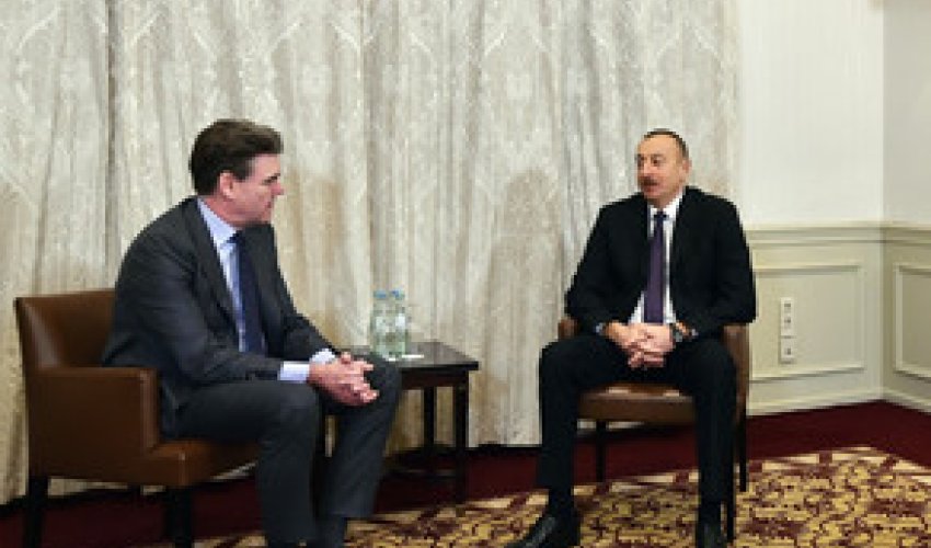 Azərbaycan Prezidenti Münxendə  görüş keçirib