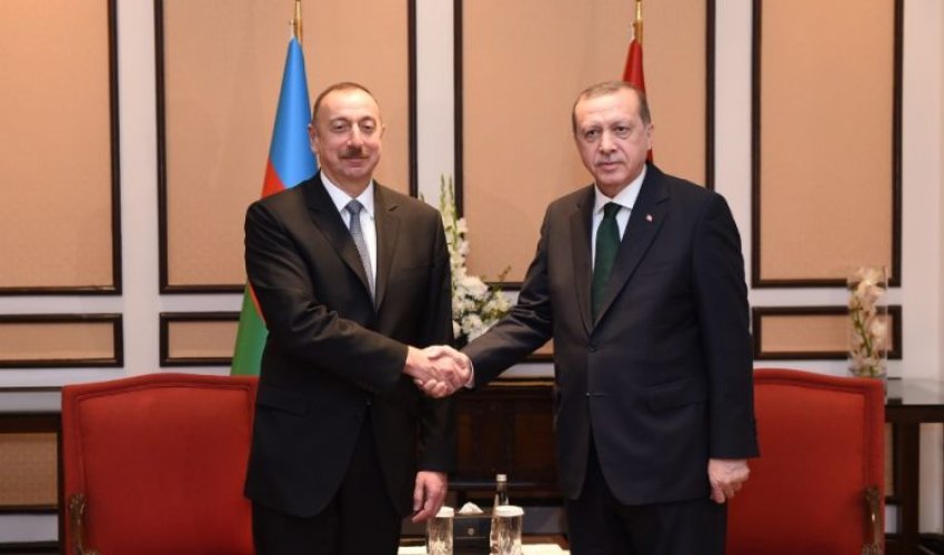  İlham Əliyev  Ərdoğanla görüşüb