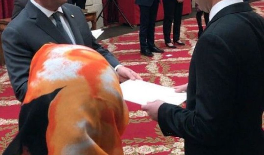 Abel Məhərrəmovun oğlu Ollandla görüşüb – FOTOLAR 