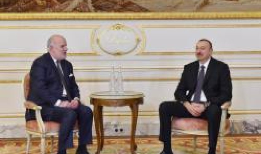  İlham Əliyev Fransada rəsmi səfərdədir - FOTOLAR