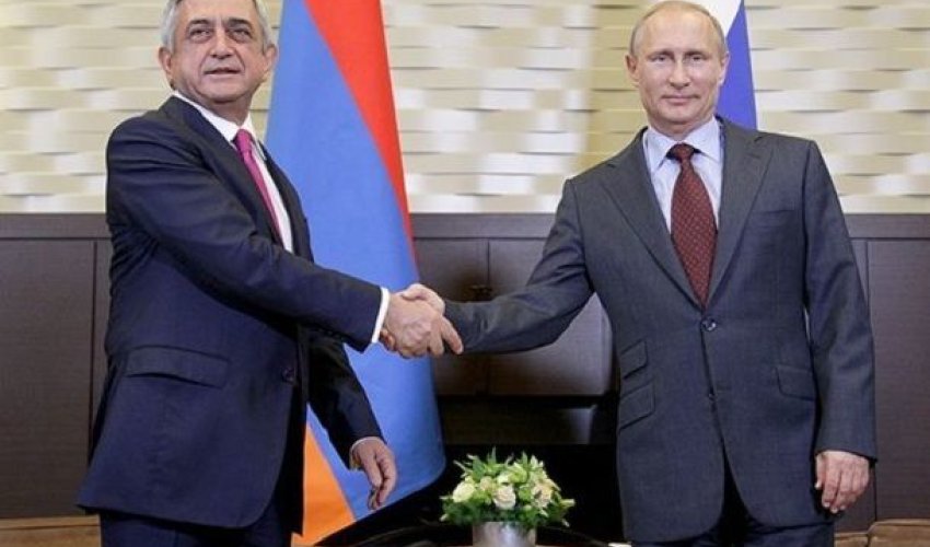 Putinlə Sarkisyan görüşür