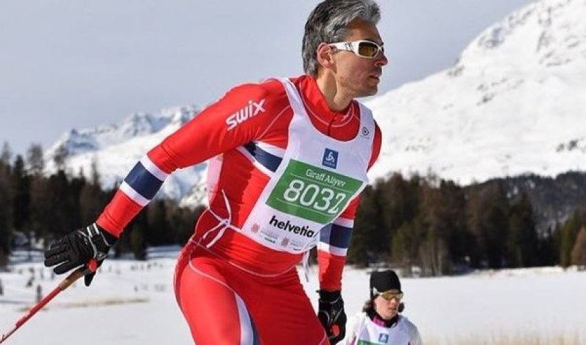 Prezidentin bacısı oğlu xizək yarışında – FOTOLAR