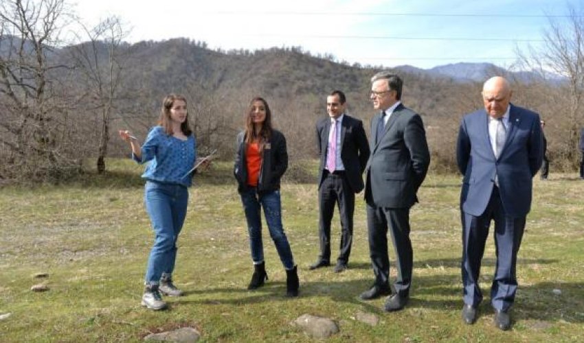 Leyla Əliyeva Şahdağda