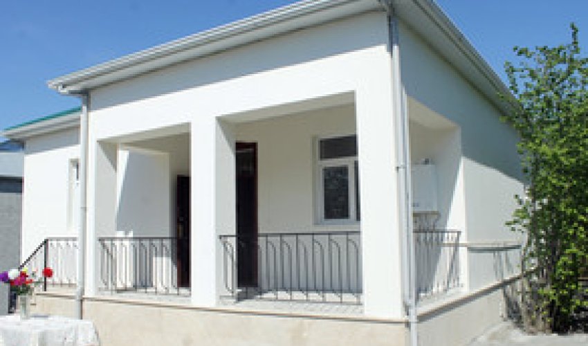 İsmayıllıda Qarabağ müharibəsi əlillərinə ev verilib