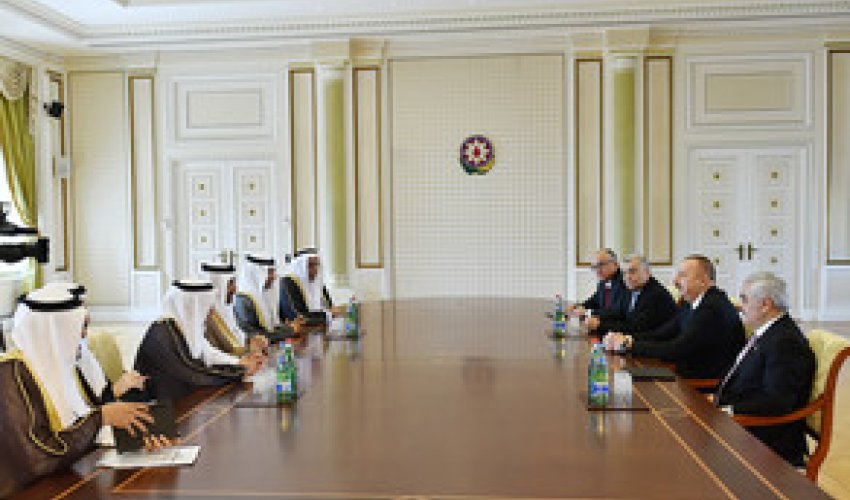 Prezident Səudiyyə Ərəbistanının nazirini qəbul edib 